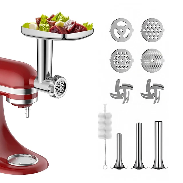 FOOD GRINDER ATTACHMENT Kit Meat Grinder Attachment Food Grade Metal