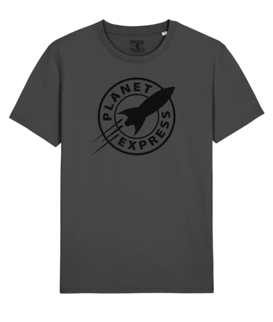 Maglietta Planet Express Futurama Logo Corriere Spaziale Space Courier T-Shirt