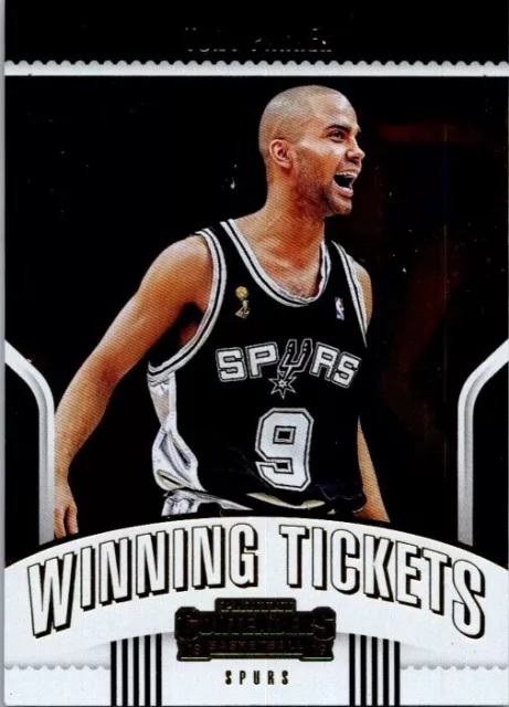 2018-19 Panini Contenders Tony Parker Winning Tickets San Antonio Spurs