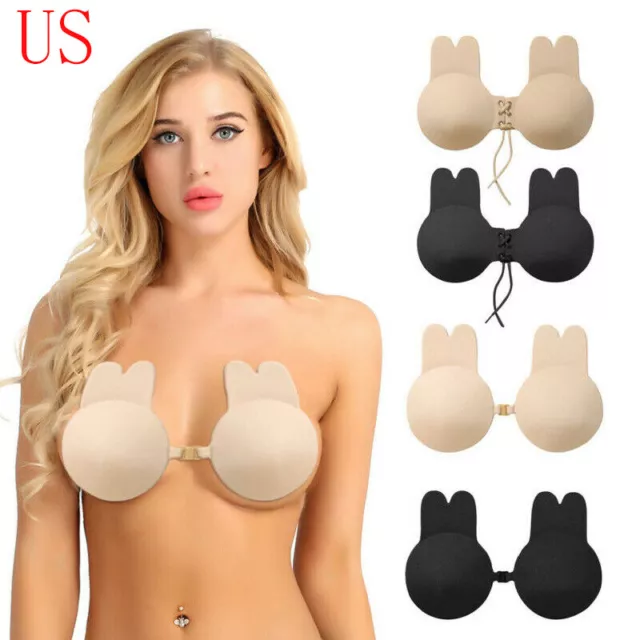 US_1 Pair Sexy Women's Invisible Push up Bra Nipple Covers Breast Lifts Tape New