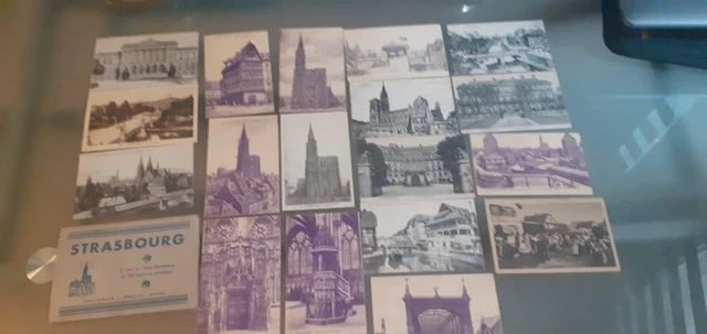 Lot Carte Postale Ancienne Strassburg Strasbourg
