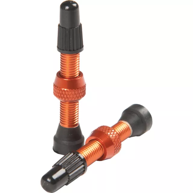 Stan's NoTubes Ventil 35mm Aluminium, SV, paarweise orange