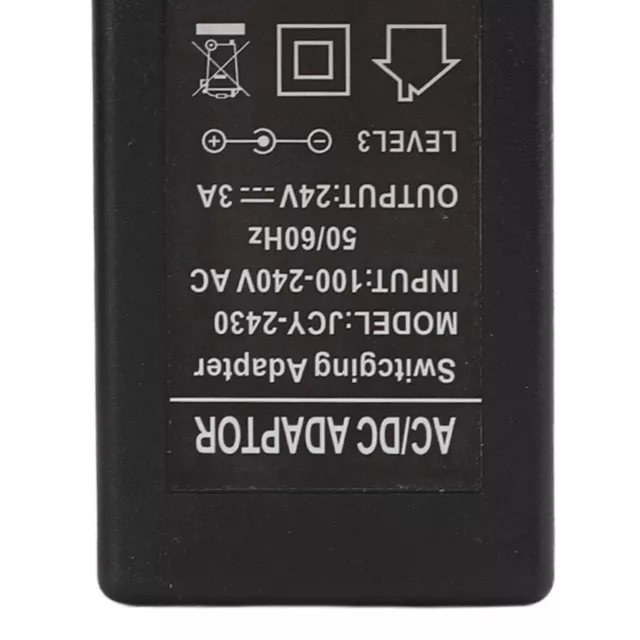 DC 24V 3A Adapter Charger 100‑240V 50/60Hz Over Current Protection for LCD