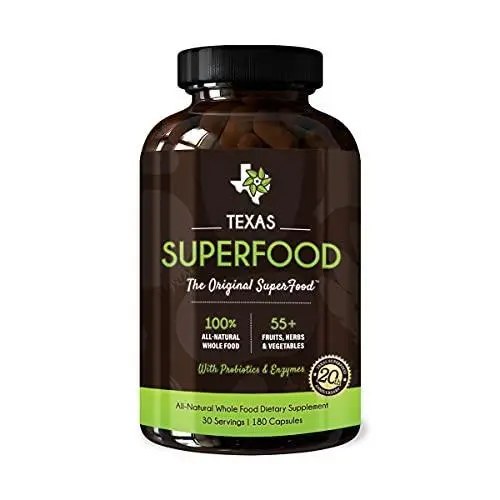 Texas SuperFood - Original Superfood Capsules, Superfood Reds and Greens,