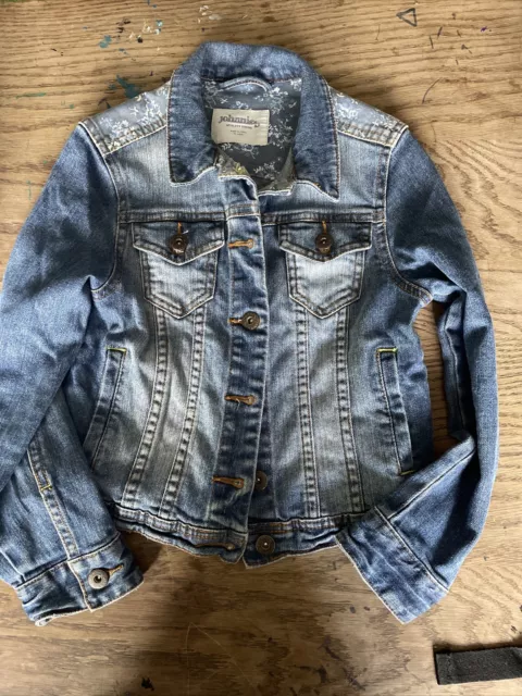 MINI BODEN JOHNNIE B Girls Blue Denim Jacket Age 8 10 Y XS immaculate 19.99 PicClick UK