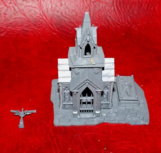 Warhammer Vampire Counts  Garden of Morr Sigmarite Mausoleum A (part-assembled)