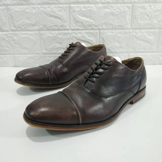 ALDO CIRCA 1972 Mens Lace Up Brown Oxford Captoe Sz 8 EUR 41