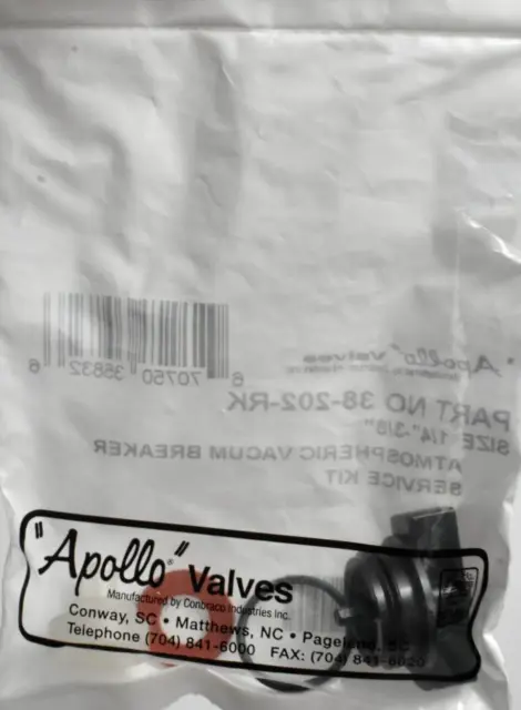 Apollo Valves 38-202-RK Atmospheric Vacuum Breaker Size 1/4 - 3/8" Repair Kit