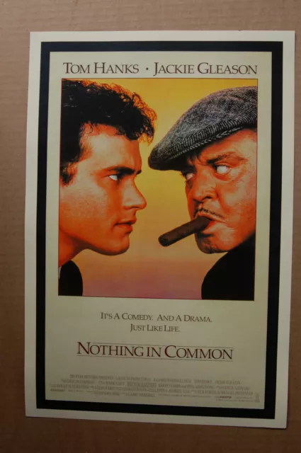 Nothing in Common Lobby Card Movie Poster  Tom Hanks Jackie Gleason