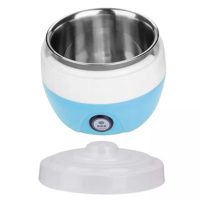 (Blue)1L Household Electric Automatic Yogurt Yoghurt Maker Stainless Steel In LT 2