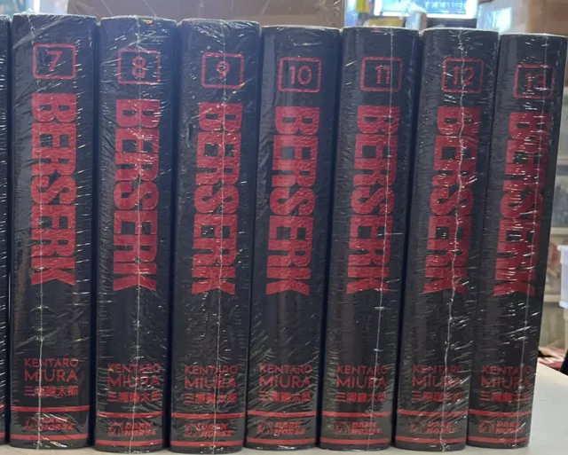 Berserk Deluxe Edition - Complete Hardcover Collection Set - Books 1-13