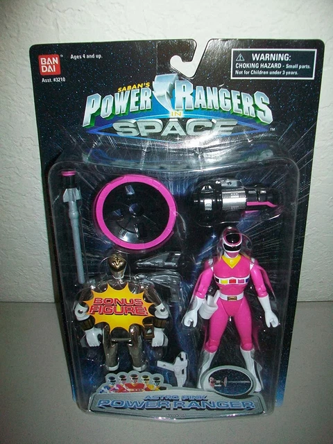 POWER RANGERS EN Espace Astro Rose Ranger + Bonus 5
