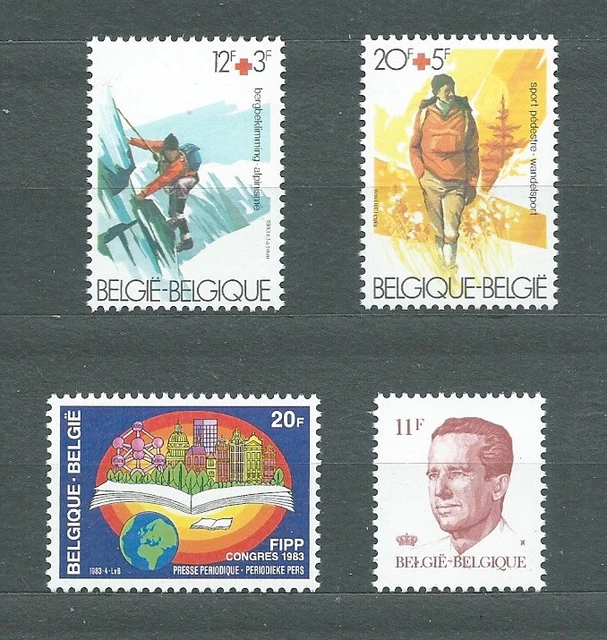 BELGIË BELGIQUE - 1983 YT 2082 à 2085 - TIMBRES NEUFS** MNH LUXE