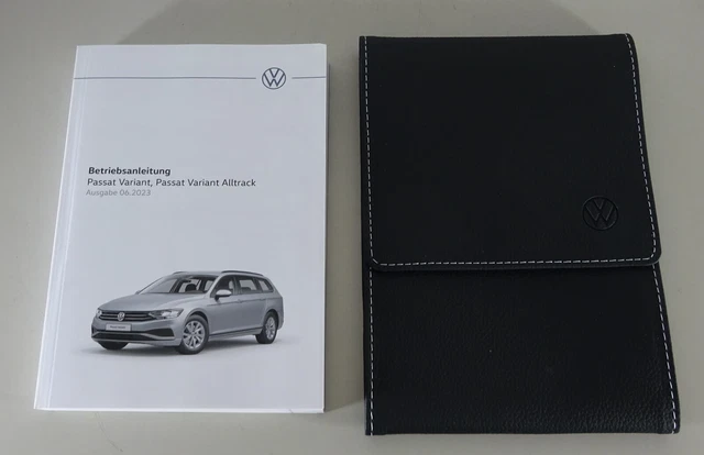 Bordmappe + Betriebsanleitung VW Passat B8 Typ 3G + Alltrack Stand 06/2023