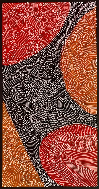 Freda Price Pitjara作 アボリジニアート thisisaboriginalart-freda-