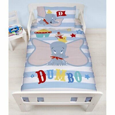 Disney Dumbo Circus Junior Toddler Cot Duvet Cover Bedding Set My First Duvet