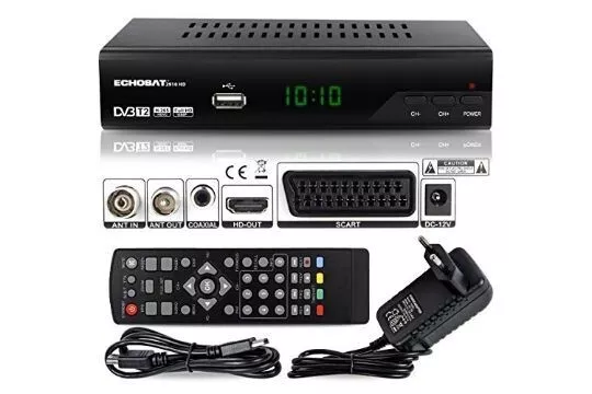 Echosat 2910 Dvbt2 Receiver Full Hd 1080P 4K For Tv