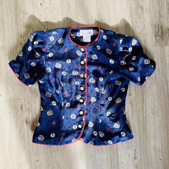 Camicia vintage Petites by Maggy London ornate