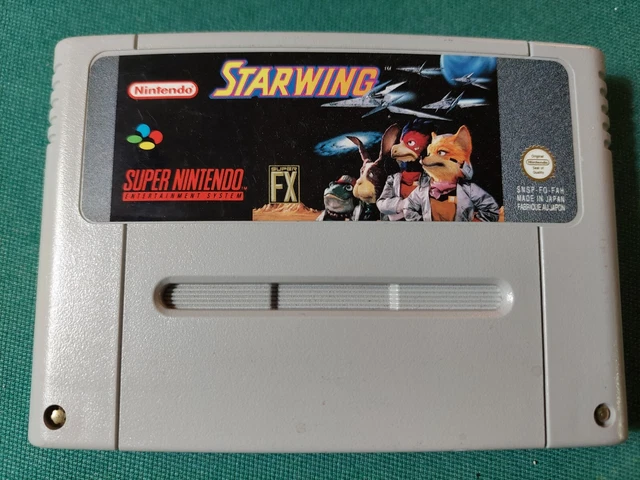 Jeu Starwing (Star Fox) - Version PAL Pour SNES - Édition 1993 - Bon état - Complet