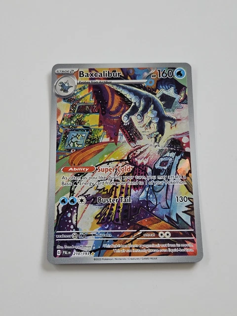 POKEMON TCG PALDEA Evolved: BAXCALIBUR Full Art Illustration Rare