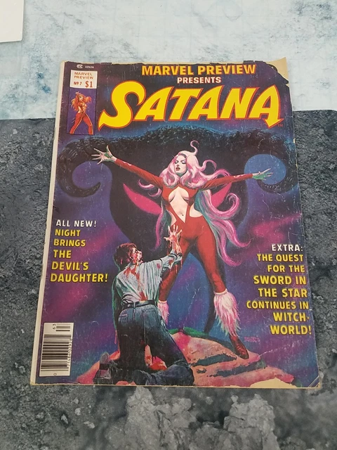 Marvel Preview #7 presents Santana 1st App. Rocket Raccoon Magazine 1975 GD