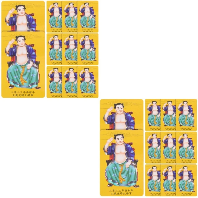 80 Pcs Tarot Décorations Pour Les Salas De Casa Carte Tai Sui Ménage