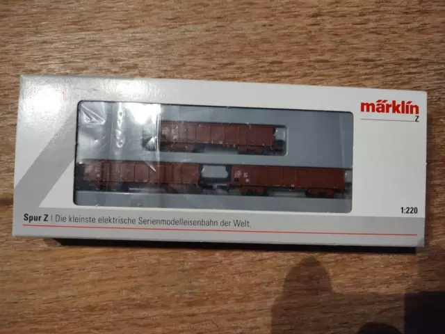 Märklin 86689, Spur z, Güterwagen Set, DR, ohne Schienenkontakt, unbespielt, TOP