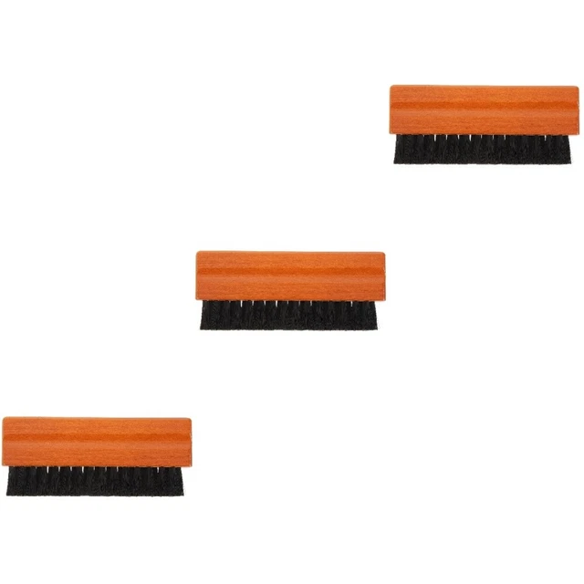 3x robust  Schallplattenpinsel für das Studio Reinigungsbürste für Schallplatten
