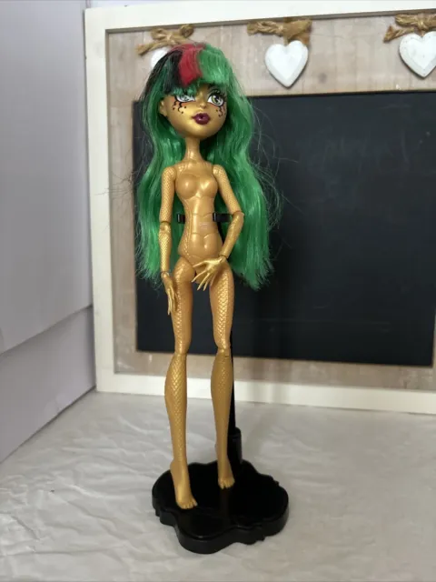 Preloved Monster High Doll (Nude) Jinafire Long Ghouls Getaway 2012
