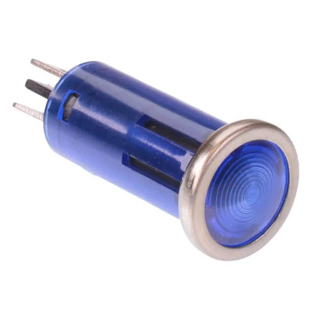 Bleu 24V LED 12.5mm Panneau Indicateur Lumière