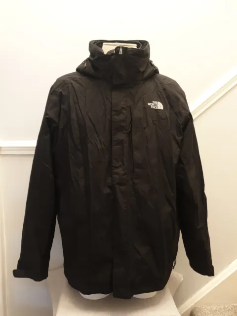 Mens The North Face Hyvent Windbreaker Jacket 2in1 Black Size XL