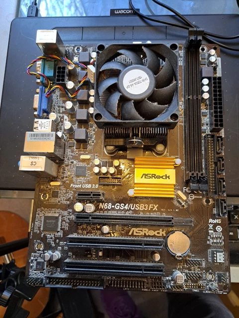 ASROCK N68-GS4/USB3 FX Motherboard Socket AM3 System Board £25.00 ...