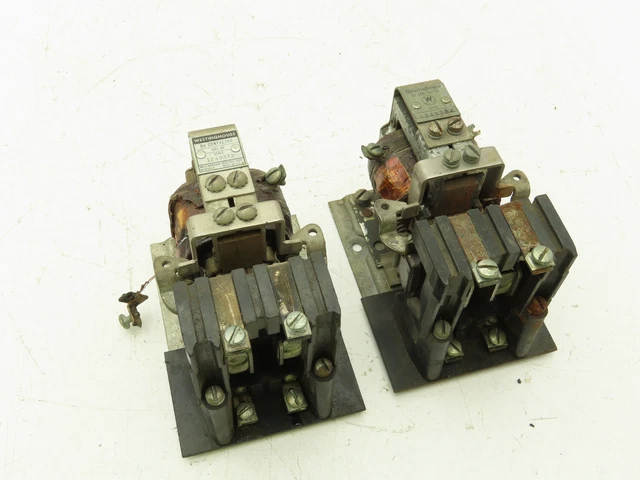 Westinghouse 1249332 Size 00 DN Contactor 2-Pole 110V Coil  Lot of 2