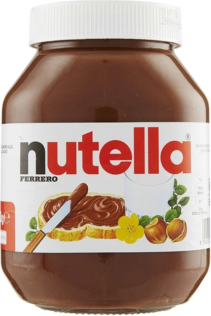Nutella Ferrero - Barattolo da 950gr. - Crema alla nocciola spalmabile