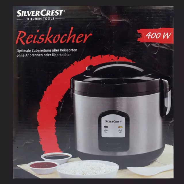 SILVERCREST KITCHEN TOOLS Reiskocher - SRK 400 C1 - Dampfgareinsatz  Warmhaltefun EUR 30,89 - PicClick DE