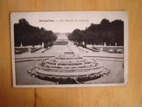 carte postale ancienne versailles - le bassin de latone