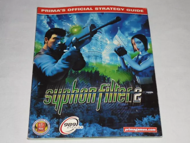 Syphon Filter 2 Prima's Official Strategy Guide 989 Studios Sony Playstation PS1