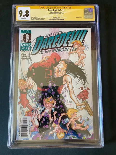Daredevil #11 CGC SS 9.8 Signed By David Mack 1st Echo In Costume
