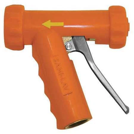 Sani-Lav N8 Pistol Grip Water Nozzle, 3/4" Female, 150 Psi, 8.9 Gpm, Safety