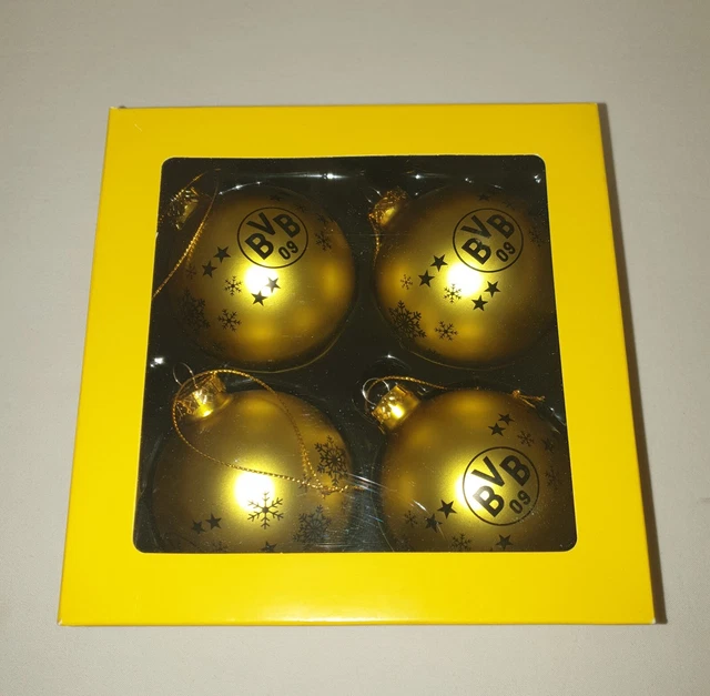 WEIHNACHTS / CHRISTBAUMKUGELN BVB Borussia Dortmund Fussball Fanartikel ...