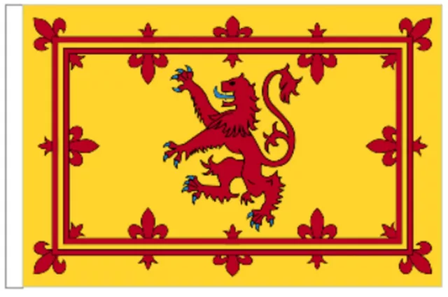 Scotland Lion Rampant Sleeved Courtesy Flag ideal for Boats 45cm x 30cm