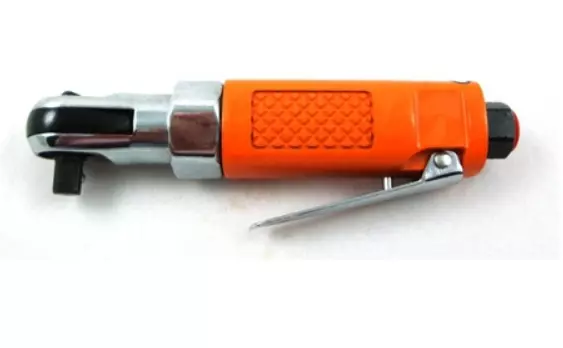 Stubby Air Ratchet Orange 3/8" Toolzone Workshop Garage Workshop DIY