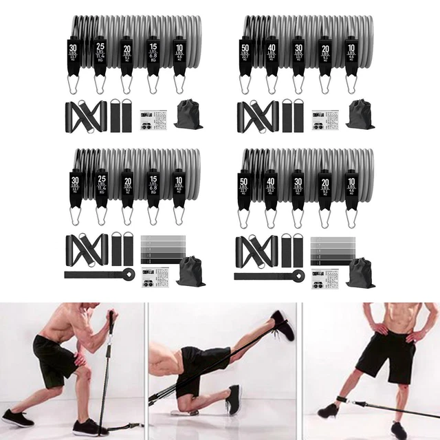 Resistance Bands Set Exercise Accessories for Strength Training Yoga Fitness
