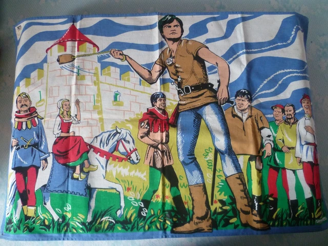 Torchon Collector Thierry La Fronde – ORTF Desbeaux – Années 60