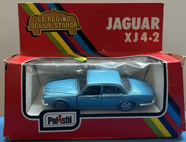 Polistil 1:43 Jaguar XJ6 4.2 - Very Rare Metallic Blue CE61 XJ12