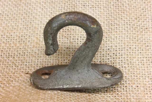 Old Plant Hook Porch Ceiling Bird Cage Oil Lamp Rustic Iron Wash Line Vintage