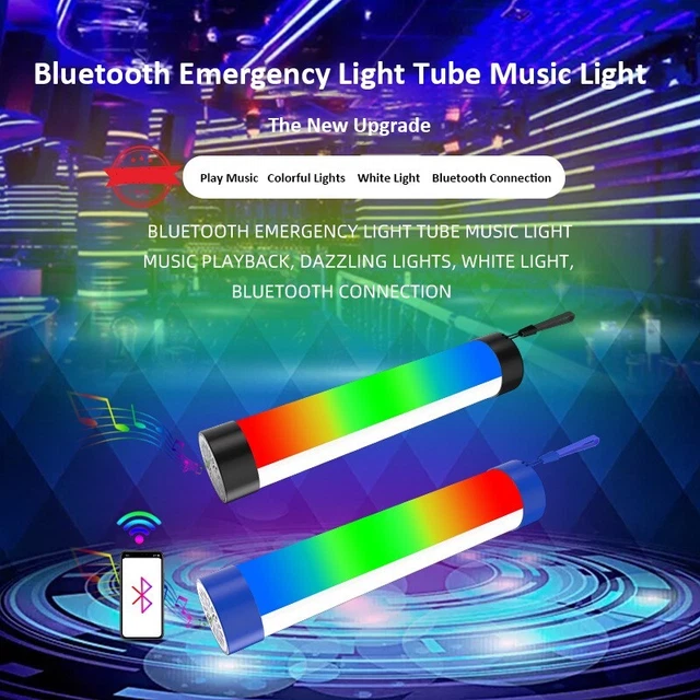 SMART LIGHT BARS Wireless Bluetooth Speaker RGB Gaming Lamp Tube Music