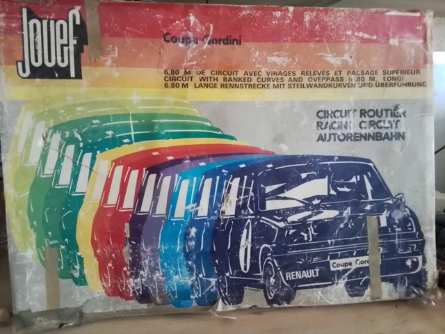 Circuit Jouef Record 64 – Voiture Ford GT Baby Junior, France, D'occasion (incomplet)