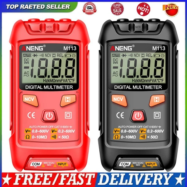 Smart Digital Multimeter Mini DIGITAL MINI MULTIMETER Tester Intelligent Multimeter Data Hold for ...