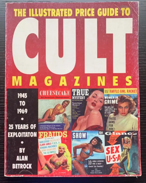 1994 The Illustrated Price Guide To Cult Magazines 1945-69 By Alan Betrock Vg